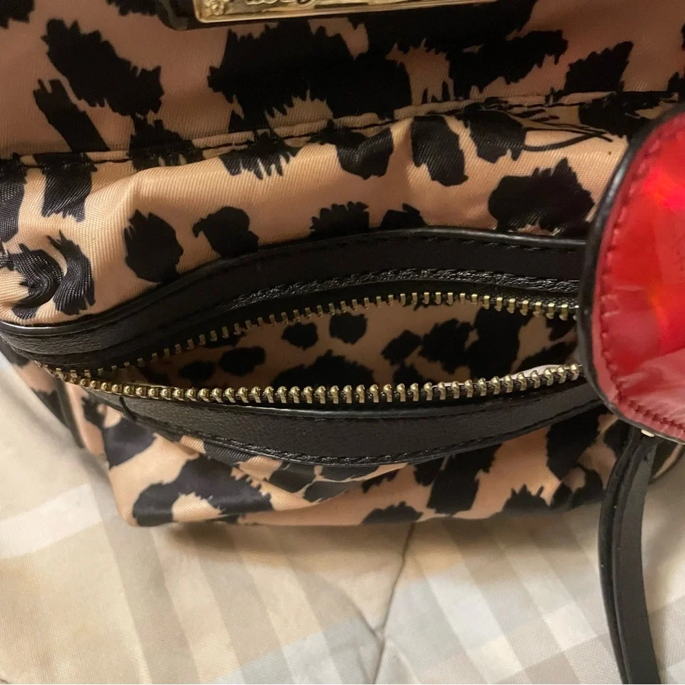 Juicy Couture cheetah print backpack
